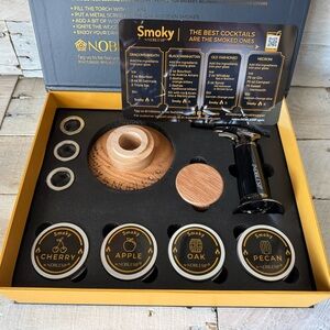 New in Box!! Smoky by Noblesip Cocktail Smoker Kit